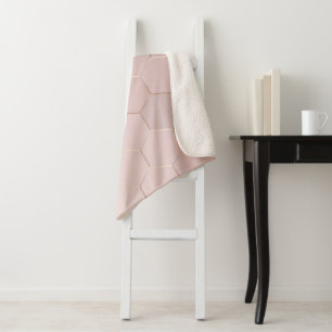 Geometric Pattern 27 Sherpa Blanket