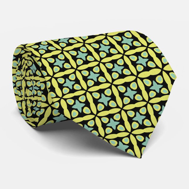 Geometric Pattern 280514(4) Neck Tie (Rolled)