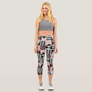 Geometric Pattern 29 Capri Leggings