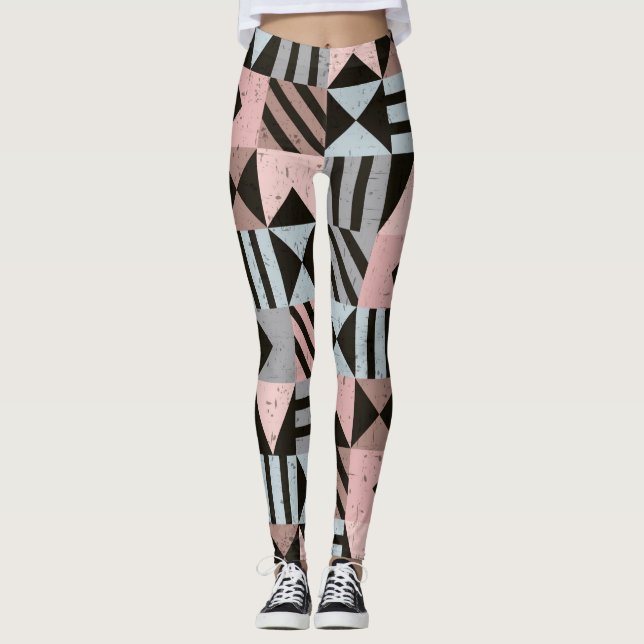 Geometric Pattern 29 Leggings (Front)
