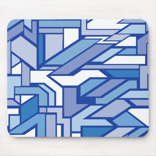 Geometric pattern 2 mouse mat (Front)