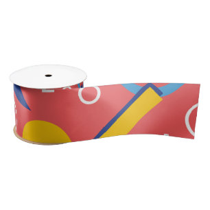 Geometric Pattern 2 Satin Ribbon