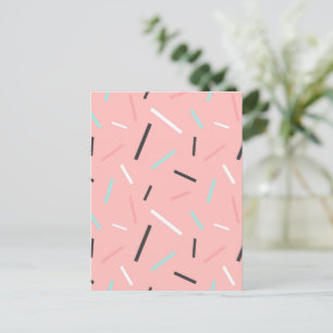 Geometric Pattern 30 Holiday Postcard
