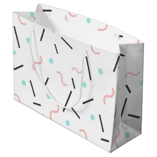 Geometric Pattern 32 Large Gift Bag