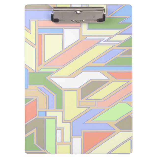 Geometric pattern 3 clipboard (Front)