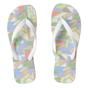 Geometric pattern 3 flip flops