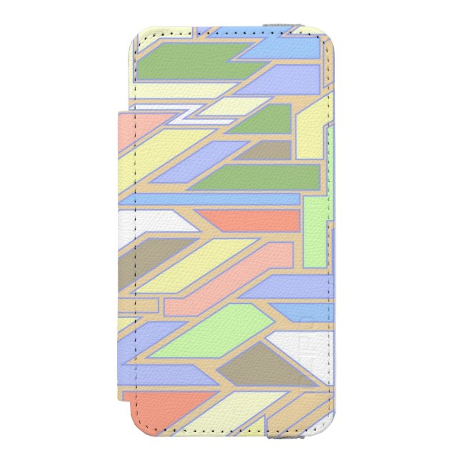 Geometric pattern 3 incipio iPhone wallet case (Folio Front)