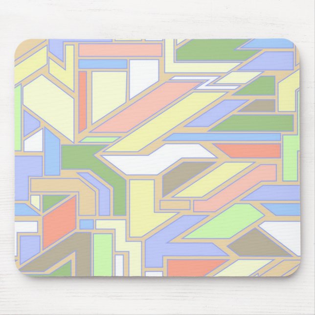 Geometric pattern 3 mouse mat (Front)