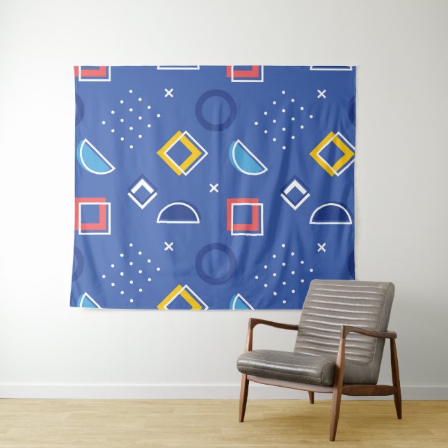 Geometric Pattern 3 Tapestry (In Situ (Horizontal))