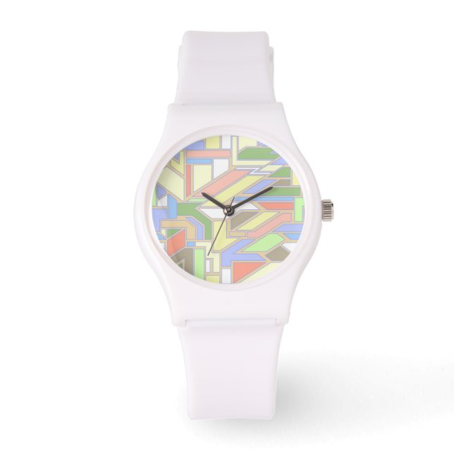 Geometric pattern 3 watch (Front)