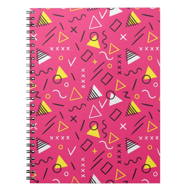 Geometric Pattern 7 Notebook (Front)