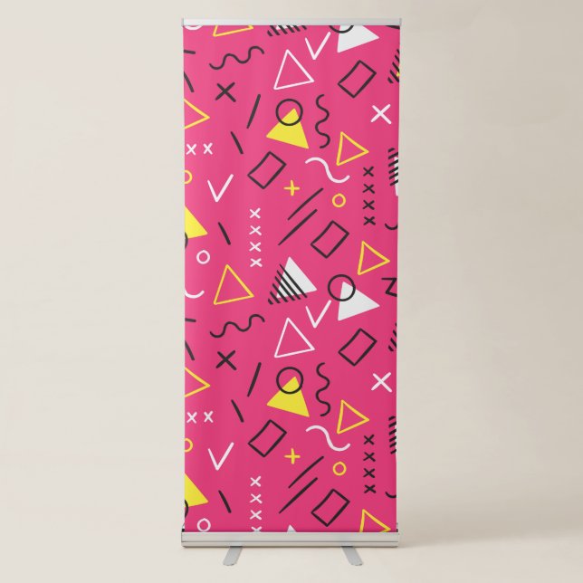 Geometric Pattern 7 Retractable Banner (Front)