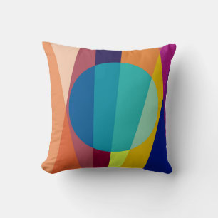 Geometric pattern background circle Cushion