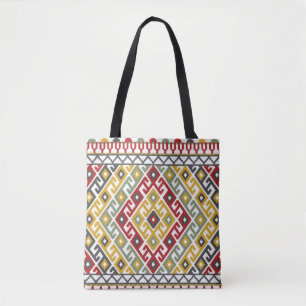 Geometric pattern background in Indian, Turkish st Tote Bag