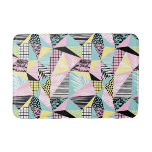 Geometric Pattern bath mats