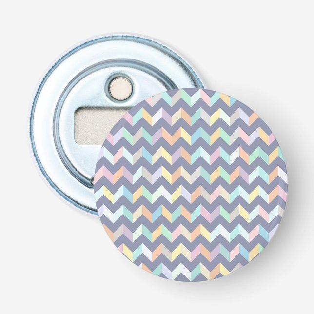 Geometric Pattern Bottle Opener (Front)