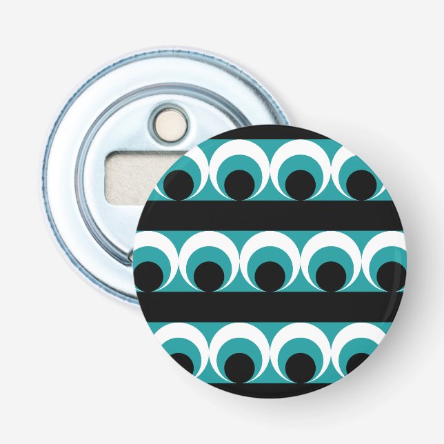 Geometric pattern bottle opener (Front)
