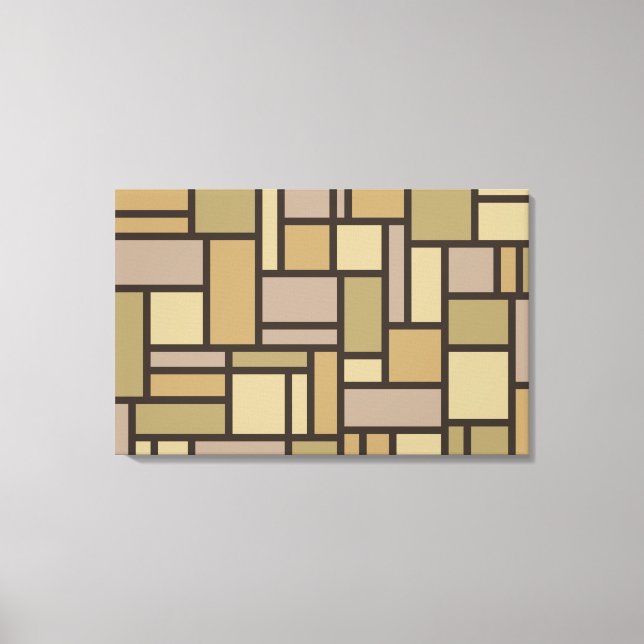 Geometric Pattern canvas print (Front)