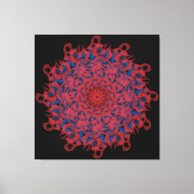 Geometric Pattern Canvas Print (Front)