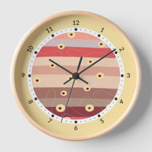 Geometric pattern clock