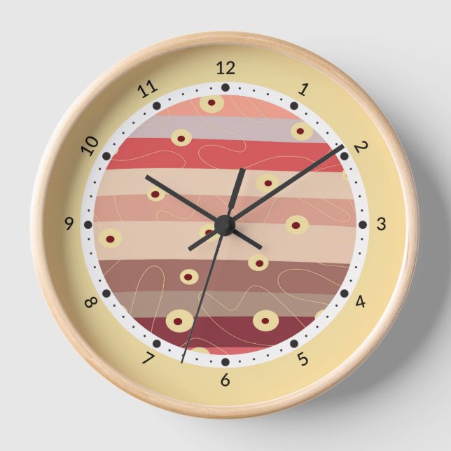 Geometric pattern clock (Front)