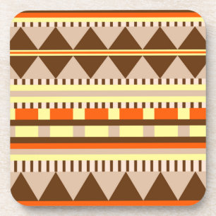 Geometric pattern coaster