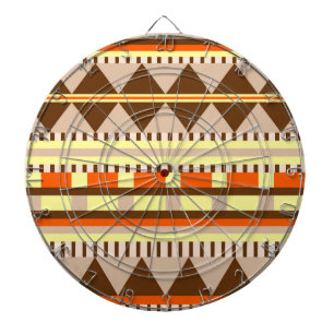 Geometric pattern dartboard