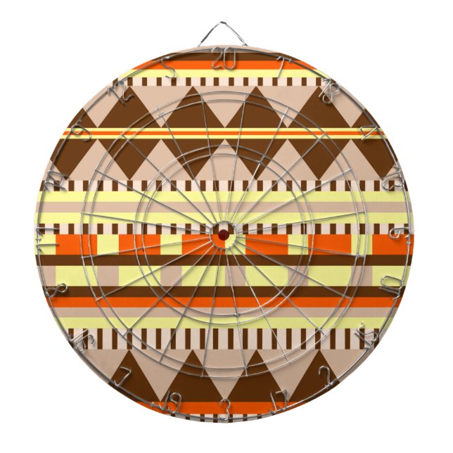 Geometric pattern dartboard (Front)