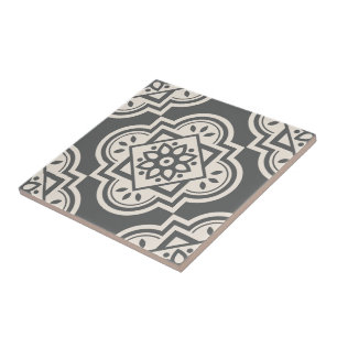 Geometric Pattern Decorative Quatrefoil Ceramic Ti Tile