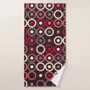 Geometric pattern design abstract, art, graphic de bath towel