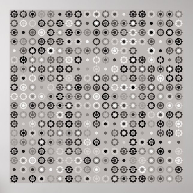 Geometric pattern design abstract, art, graphic de poster (Front)