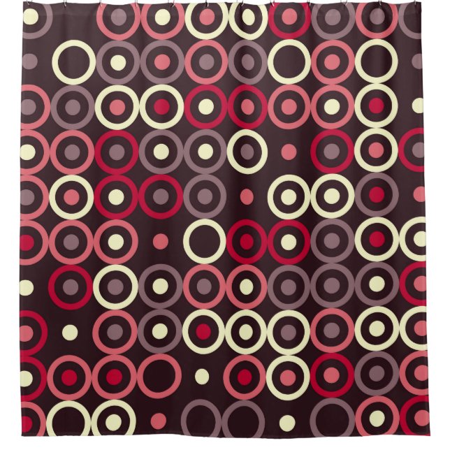 Geometric pattern design abstract, art, graphic de shower curtain (Front)