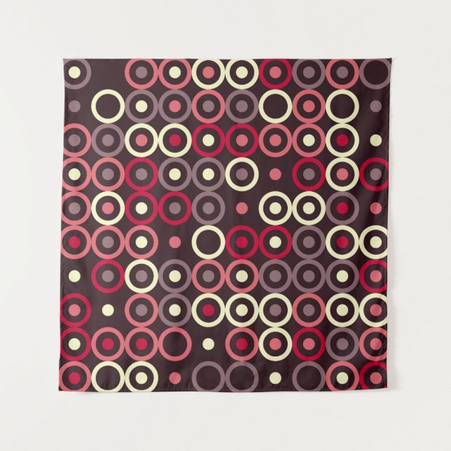 Geometric pattern design abstract, art, graphic de tapestry (Front)