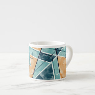 Geometric Pattern Espresso Cup