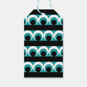 Geometric pattern gift tags
