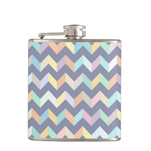 Geometric Pattern Hip Flask