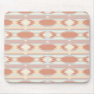 Geometric pattern in aztec style 3 mouse mat