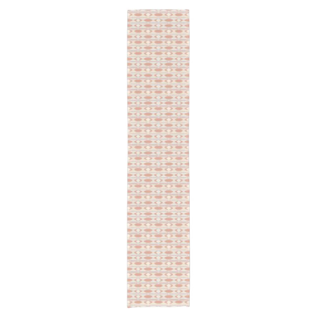 Geometric pattern in aztec style 3 short table runner (Front)
