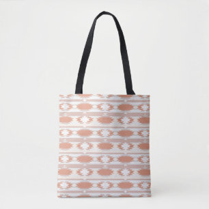 Geometric pattern in aztec style 3 tote bag
