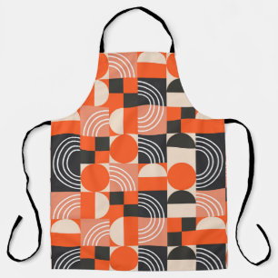 Geometric pattern in bright color blocks.  apron