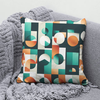  Geometric Pattern in Captivating Colours Cushion