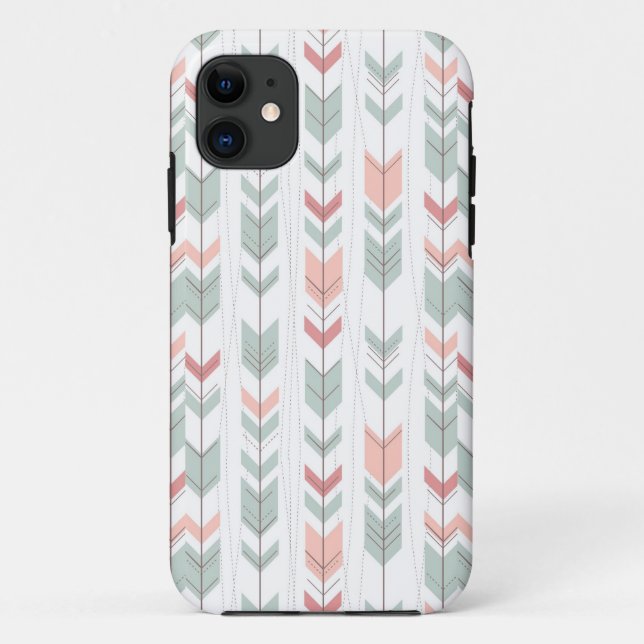 Geometric pattern in retro style Case-Mate iPhone case (Back)