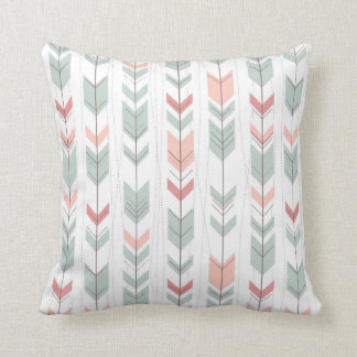 Geometric pattern in retro style cushion