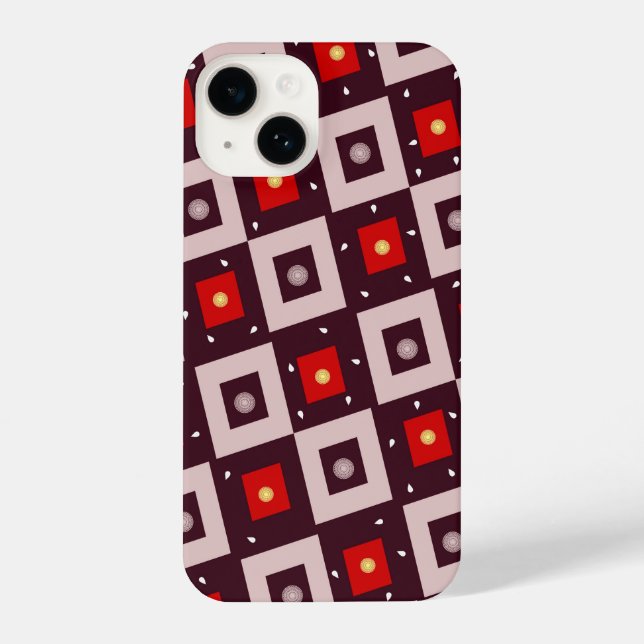 Geometric pattern iPhone case (Back)
