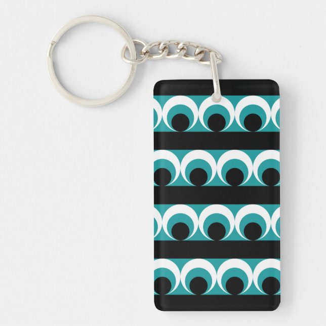 Geometric pattern key ring (Front)