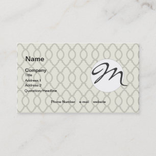 Geometric Pattern Lattice  Business Card