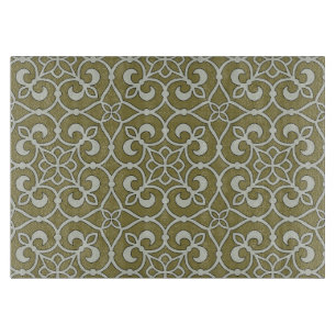 Geometric Pattern Lattice  Cutting Board