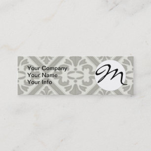 Geometric Pattern Lattice  Mini Business Card