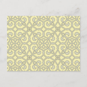 Geometric Pattern Lattice  Postcard
