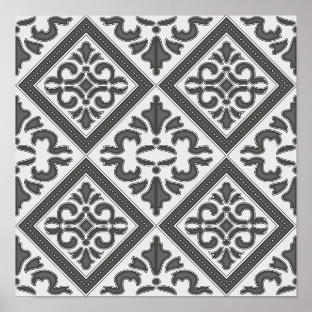 Geometric Pattern Lattice  Poster (Front)
